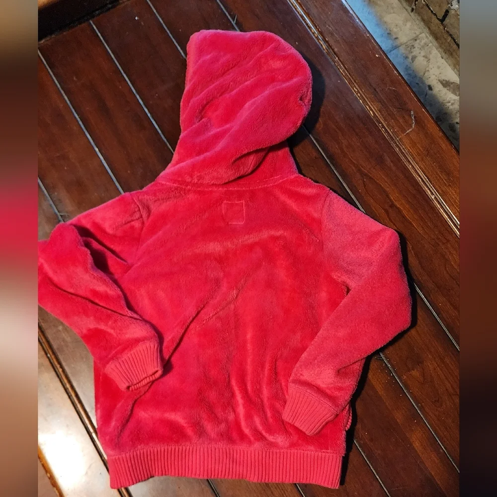 Pink Furry Gap Kids  Hoodie